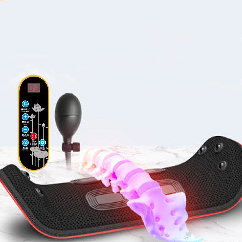 Relaxation Electric Lumbar Traction Device Waist Back Massager