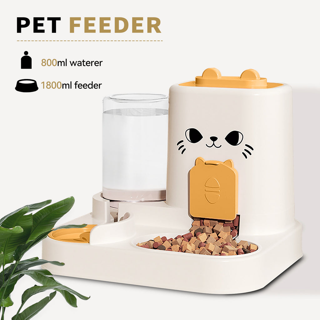 2-in-1 Automatic Cat Feeder And Water Dispenser