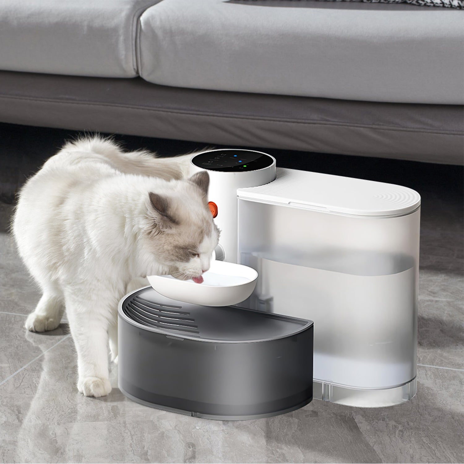 1Pc Smart Pet Water Fountain Automatic Cat Water Dispenser 3L Cordless Rechargeable Dog Water Fountain Self-Refill