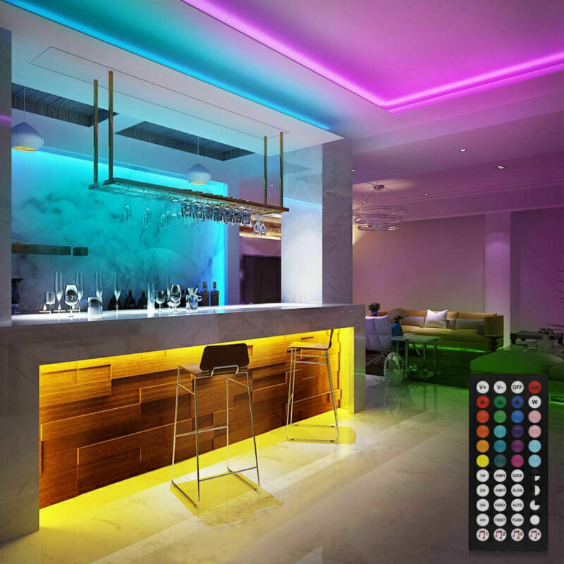 LED Strip Bluetooth Remote Lights TV Back Lights For Bad Room